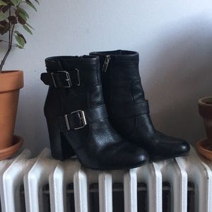 Vince Camuto Black Ankle Booties
